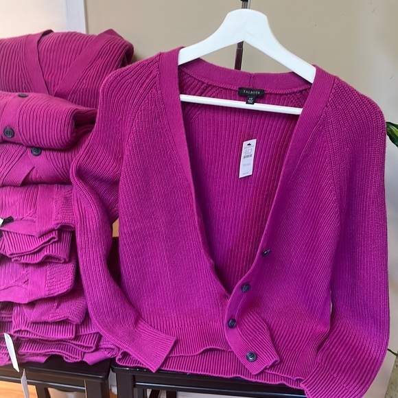NWT Talbots Cardigan Violet. Various sizes available. - Picture 11 of 12